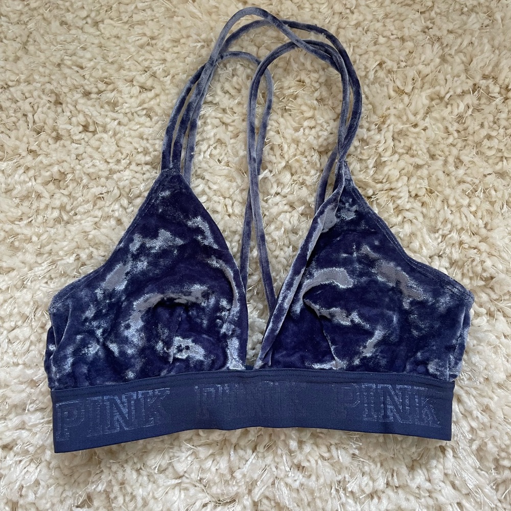 VS PINK velvet bralette